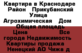 Квартира в Краснодаре › Район ­ Прикубанский › Улица ­ Агрохимическая › Дом ­ 115 › Общая площадь ­ 55 › Цена ­ 1 800 000 - Все города Недвижимость » Квартиры продажа   . Ненецкий АО,Чижа д.